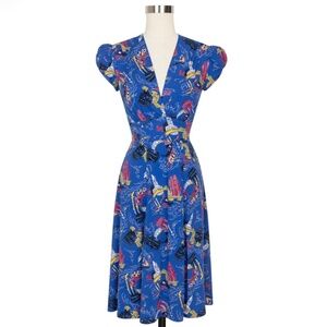 Trashy Diva Venice Dress Size 24 Retro 1940s